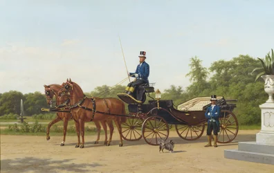 Die wartende Kutsche, 1865